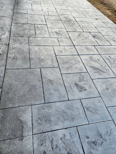 Gray Concrete Stamp 3