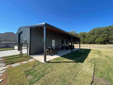 Metal Patio for Lounge Area