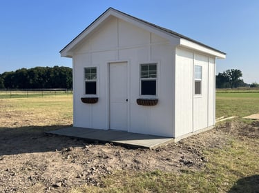 Small White Shed