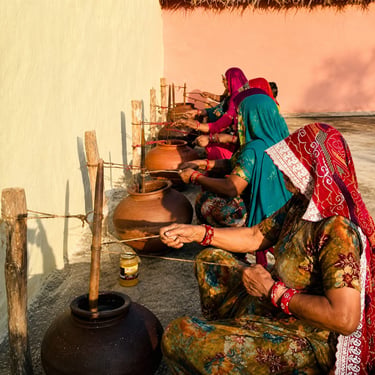 Traditional Bilona Churning