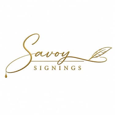 Savoy Signings logo