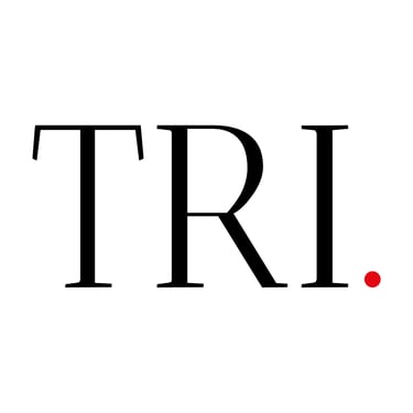 TRI. editorial design code logo