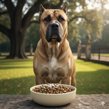 Fila Brasileiro y Tosa Inu Dieta 