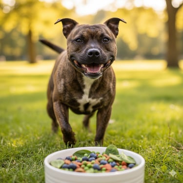 Stafford Bull Terrier Dieta 