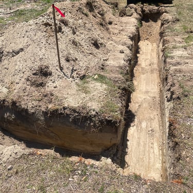 Utility trench digging for new construction Holly Ridge North Carolina