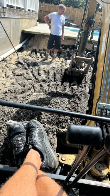 Site preparation and grading services D-Low's Excavation Holly Ridge