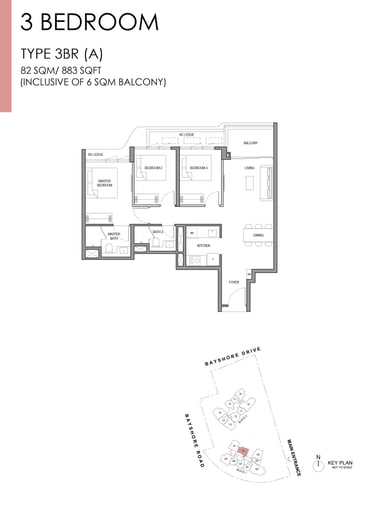 3 Bedroom Floorplan