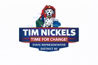 Nickels for Maine logo