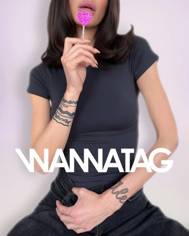 tatouage éphémère bracelet poignet sucette accessoire mode tendance WANNATAG