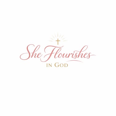 She Flourishes in God logo