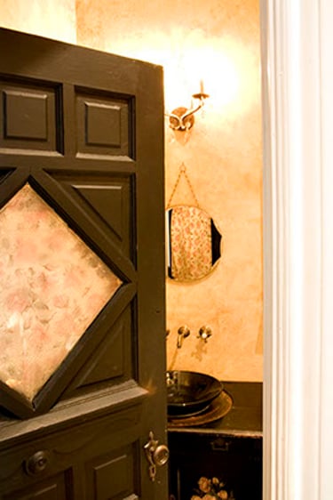 Custom made bathroom door