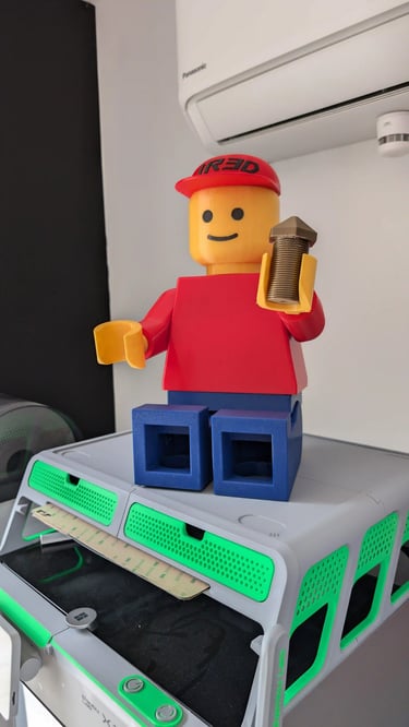 figurine 3d d'un Lego