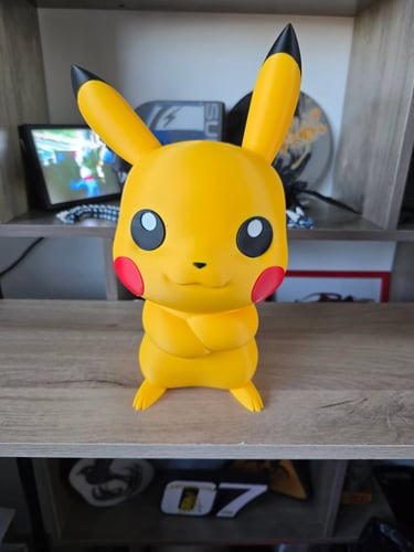 figurine en 3d de Pikachu
