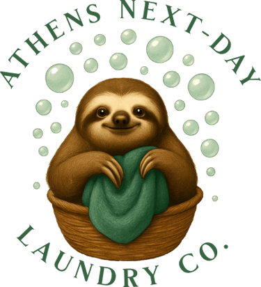 Athens Next-Day Laundry Co. logo