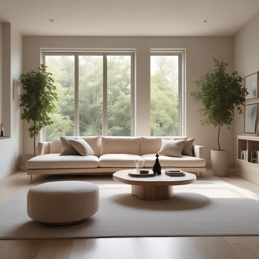 Bright living room with modern inventory