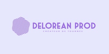 DELOREAN PROD : Booking agency  logo