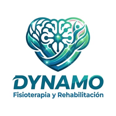 Logotipo de DYNAMO fisioterapia