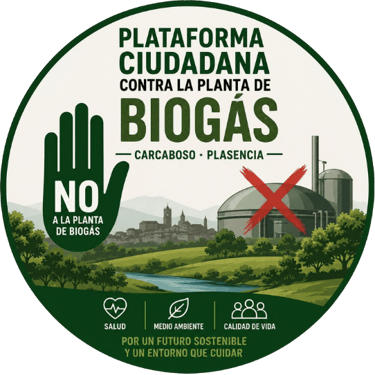 Plataforma Ciudadana contra la macroplanta de Biommetano Carcaboso Plasencia logo