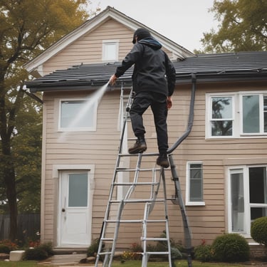 Professional pressure washing services in Greenland, NH for siding, fences, and outdoor living space