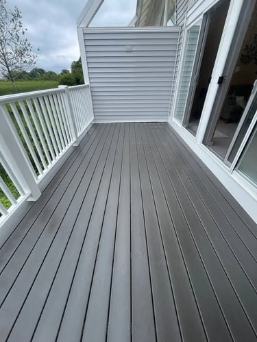 Professional pressure washing services in Cape Elizabeth, ME for decks, walkways, and driveways afte