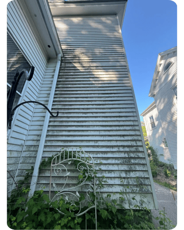 Professional pressure washing services in Durham, NH for patios, decks, and driveways affected by se