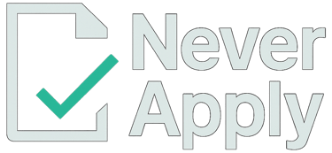 Never Apply logo