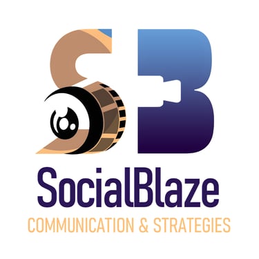 SocialBlaze Communication & Strategies logo