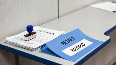 documentos de liquidación y de retiro