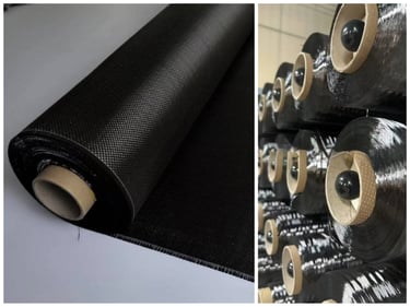 High-Quality Carbon Fiber Fabric Rolls and Woven Cloth – Primary Raw Materials for CFRP Production