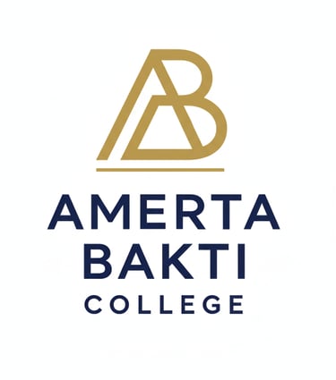 Amerta Bakti Collage logo