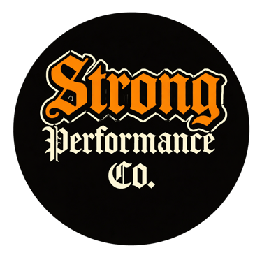 Strong Performance Co, Fitness, Gym, Boxing, Weightlifting, Personal Training, Nutrition, Diet Plans, Strong, Healthy, Fitness Journey, Boxing  logo