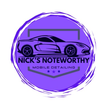 Nicks noteworthy mobile detailing logo