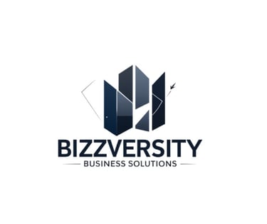 Bizzversity for business consultancy and digital marketing logo