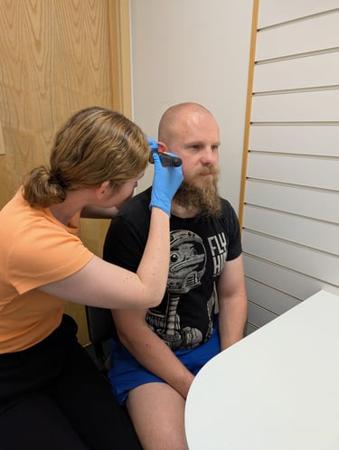 Prescribing pharmacist ear examination Waverley Pharmacy Aberdeen Pharmacy First Plus Service