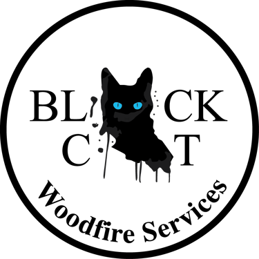 Black Cat Woodfire Services logo