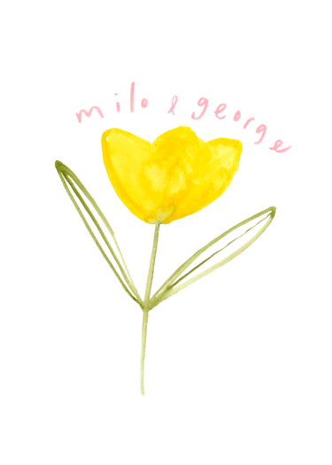 flowers from milo&george logo
