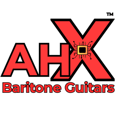 AHX Baritone Guitars & FretCircuit Tech logo