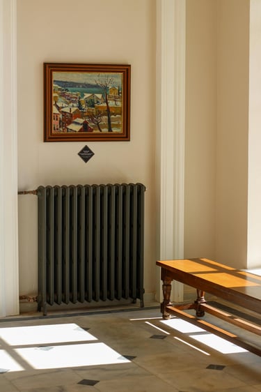 radiateur,chauffage,chaleur,radiateur en fonte,robinet thermostatique,té de réglage