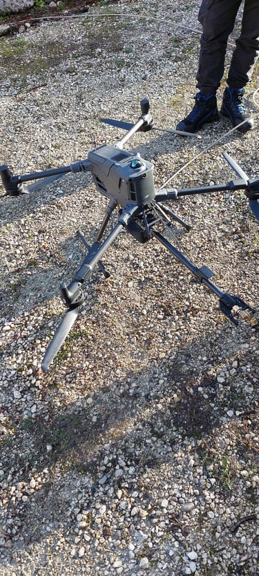 drone pour demoussage et nettoyage