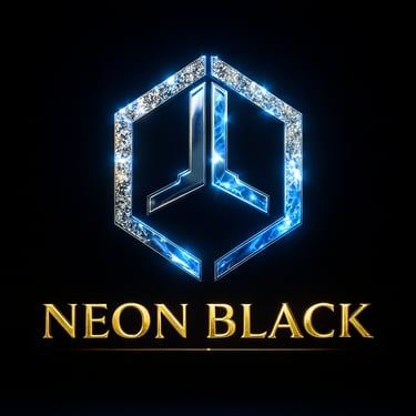 Neon Black Holograms logo