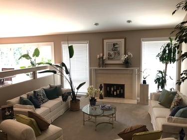 Renovated repainted space. Remodeling high-end homes Woodinville, Redmond, Kirkland, Bellevue, WA