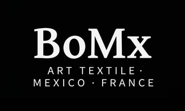 Logotipo BoMx art textile Mexico-France