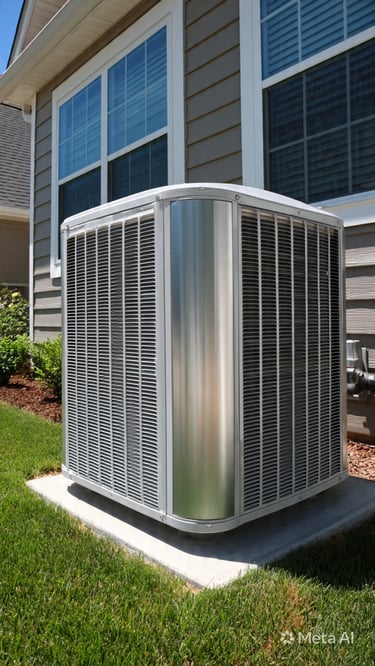 AC Condenser at a customers home 