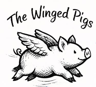 The Winged Pigs logo