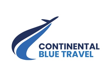 CONTINENTAL BLUE TRAVEL logo