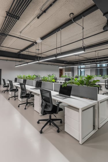 puestos de trabajo para oficinas tipo isla