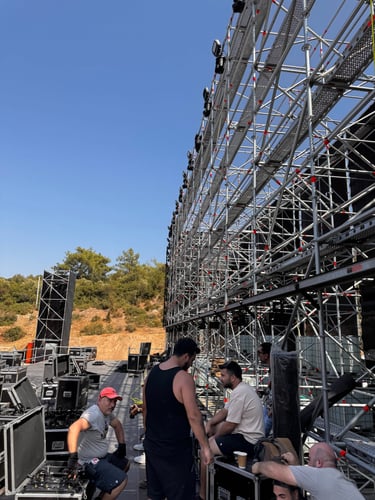 scaff lyher afix truss milos prylite truss motor 4 ayak truss sahne podyumu chaim master