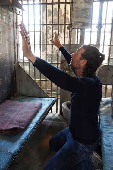 Man transforming from the inside out in prison