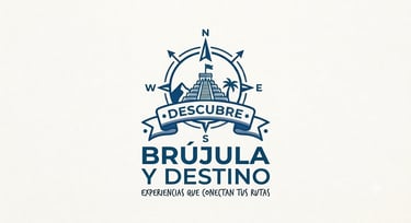 Brújula y destino  logo