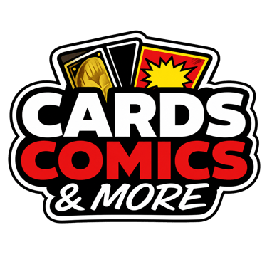 cards, comics, and more logo